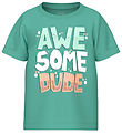 Name It T-Shirt - NmmVux - Bristol Blue/Awesome Dude