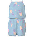 Name It Summer Romper - NmFVigga - Chambray Blue/Mermaids