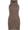 Rosemunde Dress - Rib - Dark Sand