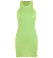 Rosemunde Dress - Rib - Guava Green