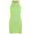 Rosemunde Jurk - Rib - Guave Green