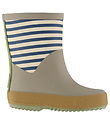 Wheat Rubber Boots - Juno - Blue Stripe