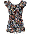 Name It Summer Romper - NmfVinaya - Dark Sapphire/Flower Power