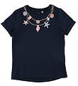 Name It Stuttermabolur - NmfVix - Dark Sapphire/Halsmen