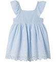Name It Dress - NmfFesinne - Chambray Blue w. Stripes