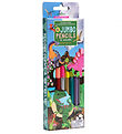 Eeboo Colouring Pencils - 6 pcs - Jumbo - Dinosaur