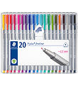 Staedtler Tuschpennor - 20 st. - Triplus Fineliner - 0,3 mm