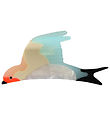 By Stær Hair Clip - Swallow - 9x4 cm - Turquoise/Purple