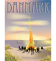 Vissevasse Poster - 30x40 cm - Denmark - Saint Hans