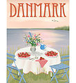 Vissevasse Poster - 30x40 cm - Denmark - Strawberry