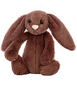 Jellycat Gosedjur - 18x9 cm - Bashful Fudge Bunny Little - Brun