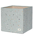 3 Sprouts Storage Box - 33x33x33 cm - Terrazzo/Green