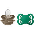 BIBS Supreme+ Pacifiers - Size 1 - 2-Pack - Symmetrical - Dark O