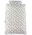 Nørgaard Madsens Bedding - Junior - White w. Green Tractors