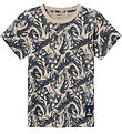 Name It T-shirt - NkmJavel - Pure Cashmere w. Palm leaves