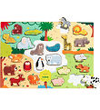 Djeco Puzzlespiel - Holz - 22 Teile - Puzzlo Animo