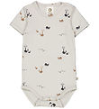 Müsli Romper k/æ - Whale - Soft Blue/Mysterie Blue/Schaduw