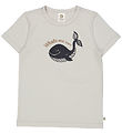 Msli T-Shirt - Whale - Soft Blue