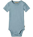 Wheat Bodysuit K/æ - Rib - Timo - Ashley Blue