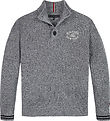 Tommy Hilfiger Bluse - Strick - Monotype - Desert Himmel/Ägäis S