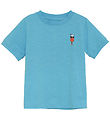 Minymo T-Shirt - Bonnie Blue av. Glace