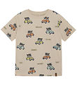 Minymo T-shirt - Fog w. Cars