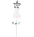 Souza Costume - Magic Wand w. Stars - Silver/White