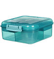 Sistema Food box w. Container - Bento Cube - 1.25 L - Teal Stone