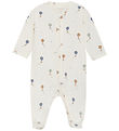 Fixoni Nightsuit w. Feet - Grisaille