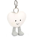 Jellycat Porte-cls - 13x9 cm - Amusables Cream Heart