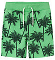 Shorts en Molleton Name It - NmmJusper - Green Épicéa av. Palmie