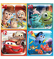 Educa Puzzlespiel - 4 verschiedene - Disney Pixar