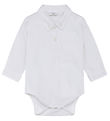 Hust and Claire Shirt Bodysuit L/æ - Basil - White