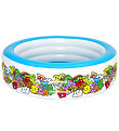 Bestway Kiddy Pool - 196x53cm - White/Blue w. Print