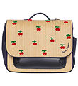 Jeune Premier Backpack - It Bag Midi - Raffia Cherry