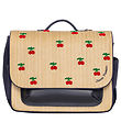 Jeune Premier Ryggsäck - It Bag Midi - Raffia Cherry