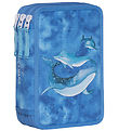 Beckmann Pencil Case w. Contents - Ocean