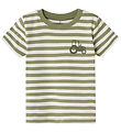 Name It T-shirt - NmmJamo - Oil Green w. Tractor