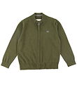 GANT Zip Cardigan - Shield - Juniper Green