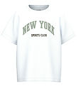 Name It T-shirt - NkmValix - Bright White - New York Sports Club