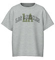 Name It T-shirt - NkmValix - Light Grey Melange/Los Angeles