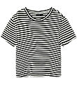 LMTD T-Shirt - NlfHiljas - Black/White Strepen