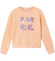 Name It Sweatshirt - Cropped - NkfJamsine - Peach Parfait w. Pal