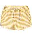 Name It Shorts - NkfJinnia - Pale Marigold w. Stripes
