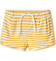 Name It Shorts - NkfJinnia - Pale Marigold w. Stripes