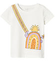 Name It T-Shirt - NmfJannie - Jet Stream m. Glitter