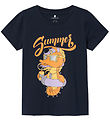 Name It Stuttermabolur - NmfJanine - Dark Sapphire M. Glitter