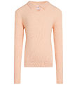 Calvin Klein Blouse - Knitted - Rib - Polo Collar - Pink Sand