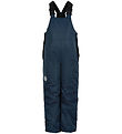 Color Kids Ski Pants w. Suspenders - Total Eclipse