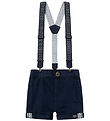 Name It Shorts w. Suspenders - NbmBen Baggy - Dark Sapphire